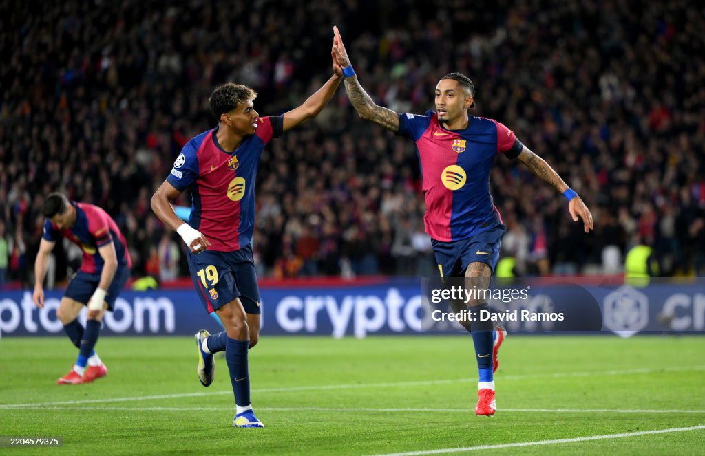 FC Barcelona v SL Benfica - UEFA Champions League 2024/25 Round of 16 Second Leg