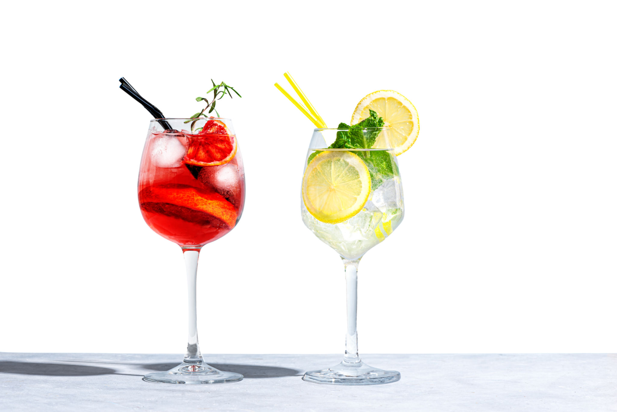 variety of mocktails