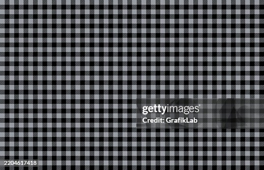 Black Grey Plaid Pattern with Checkered Design Black Grey Plaid Pattern with Checkered Design