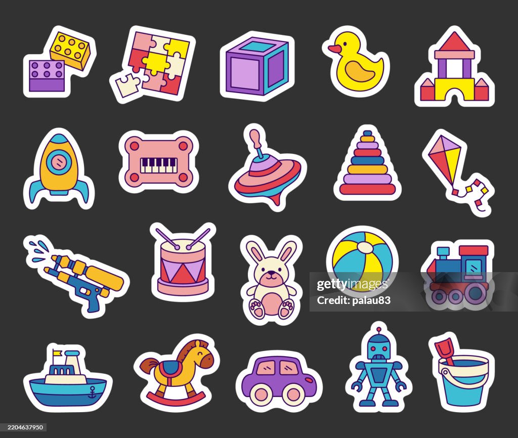 Children Learning Object Kids Toy Set Featuring A Variety Of Fun And Educational Objects For ...