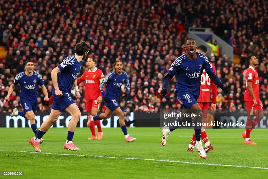 Liverpool FC v Paris Saint-Germain - UEFA Champions League 2024/25 Round of 16 Second Leg