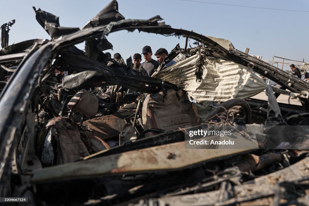 Journalists among 9 Palestinians killed in Israeli airstrike targeting relief team in northern Gaza