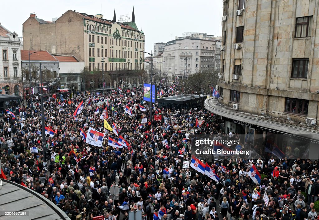 Anti-Government Protests Test Serbia's Long Time Ruler