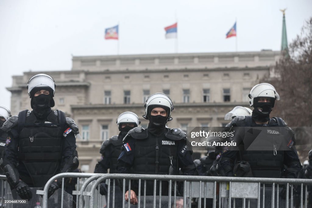 Thousands gather in Serbian capital for massive anti-government protest