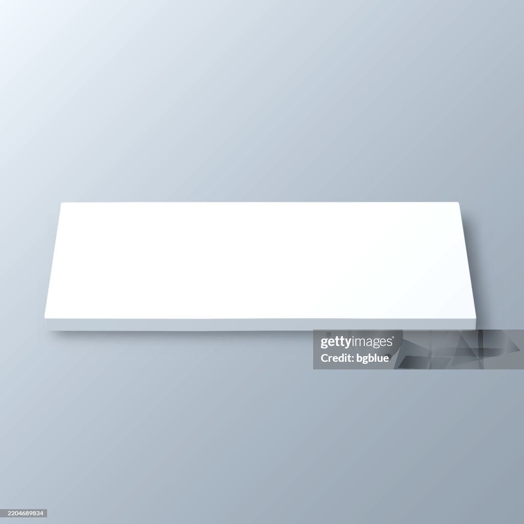 Eau Claire County, Wisconsin. 3D Map on gray background