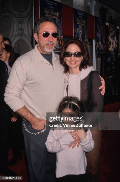 Cuban-American musician and record producer Emilio Estefan with Cuban-American singer and songwriter, Gloria Estefan and their daughter, Emily...