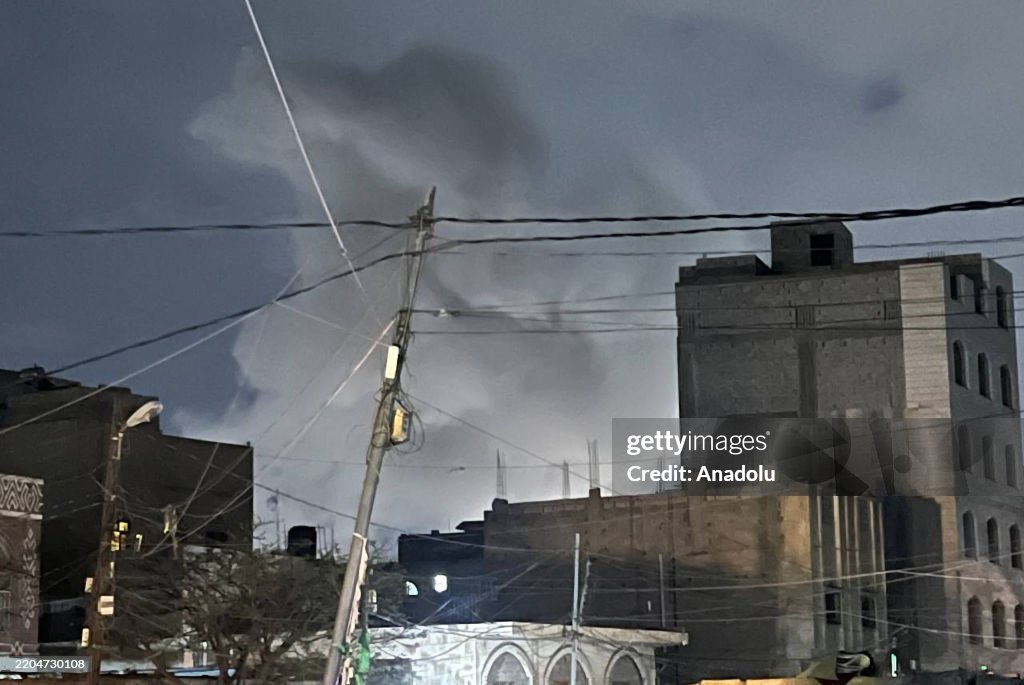 Houthis say US-Israeli airstrikes target Yemen's capital Sanaa