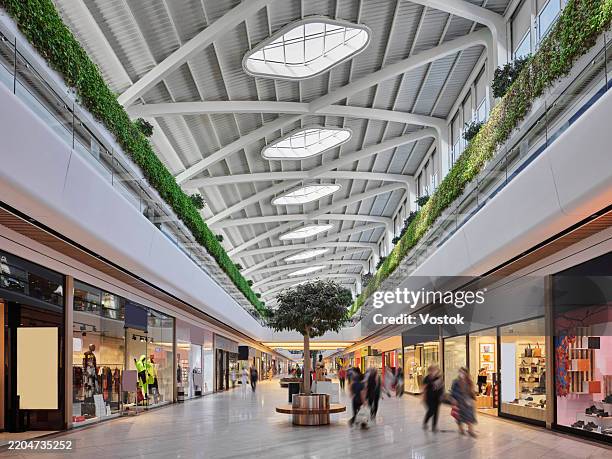 shopping mall in antalya - centro commerciale foto e immagini stock