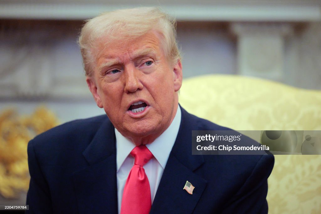 President Trump Hosts Irish Taoiseach Micheal Martin At The White House