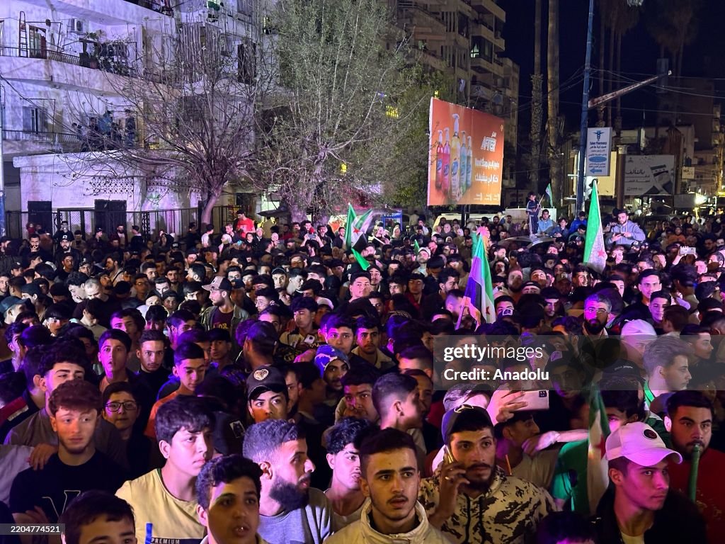 Syrians celebrate 14th anniversary of revolution in Latakia