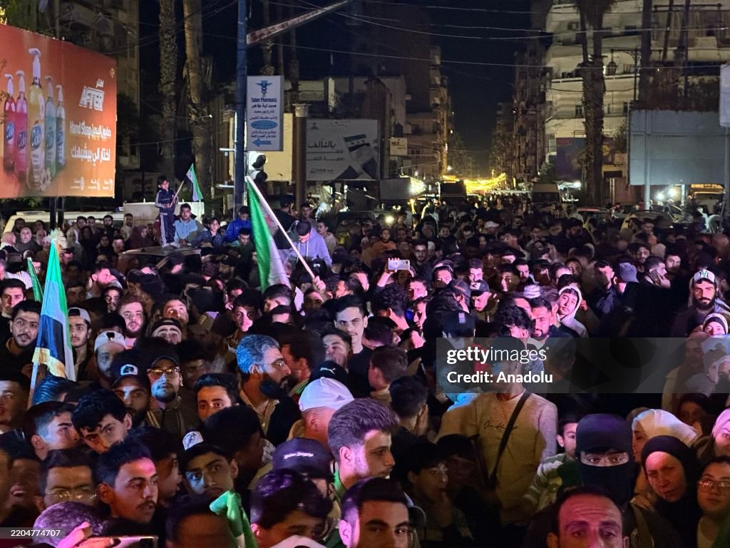 Syrians celebrate 14th anniversary of revolution in Latakia
