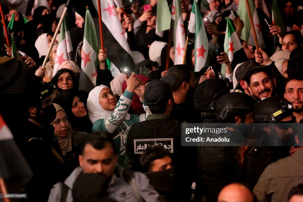 Syrians celebrate 14th anniversary of revolution in Aleppo