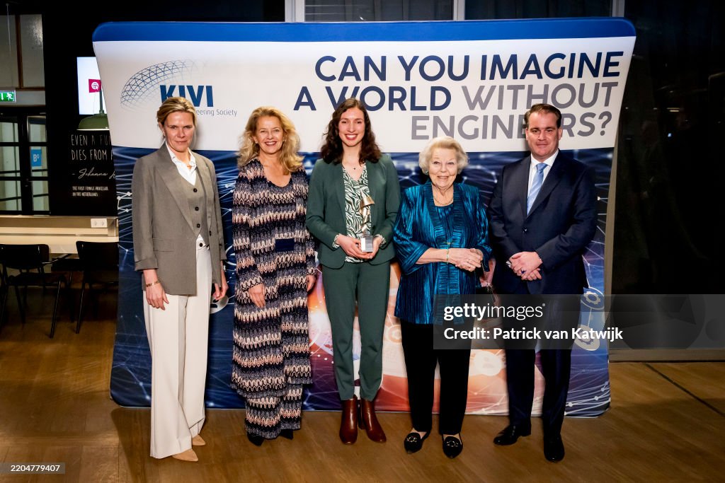 Princess Mabel Of The Netherlands and Princess Beatrix The Netherlands Attend The Prince Friso Engineer Award In The Hague