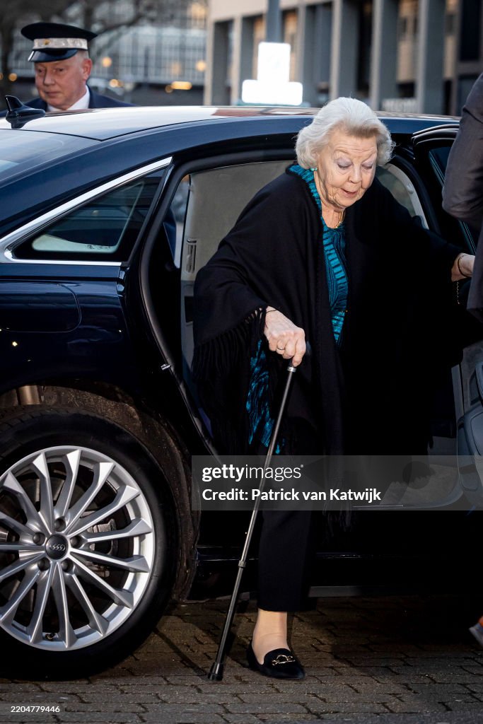 Princess Mabel Of The Netherlands and Princess Beatrix The Netherlands Attend The Prince Friso Engineer Award In The Hague