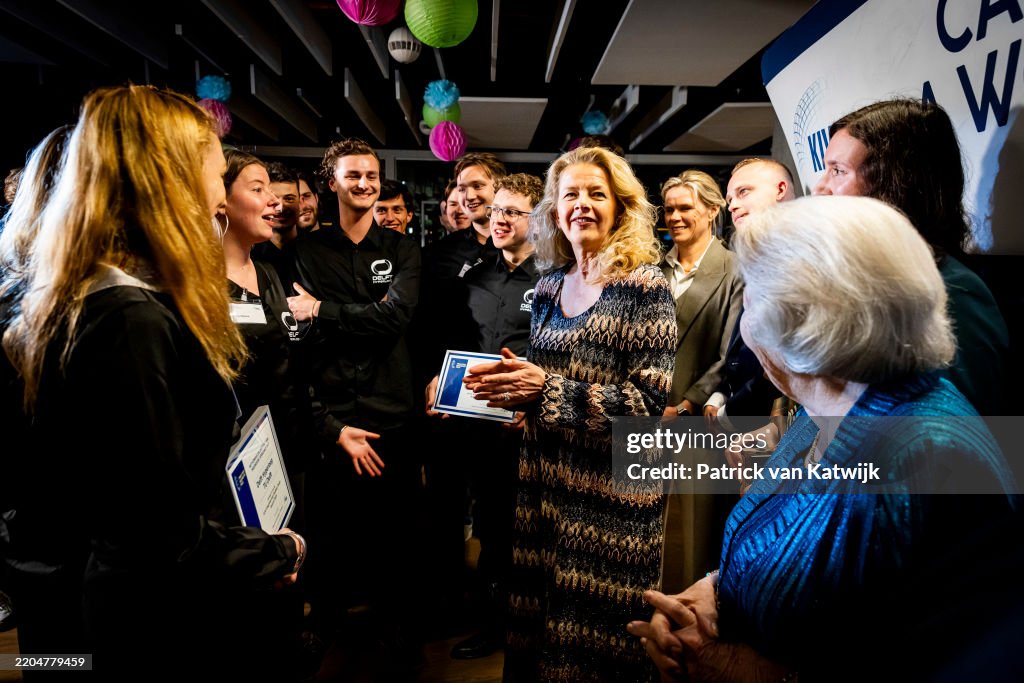 Princess Mabel Of The Netherlands and Princess Beatrix The Netherlands Attend The Prince Friso Engineer Award In The Hague