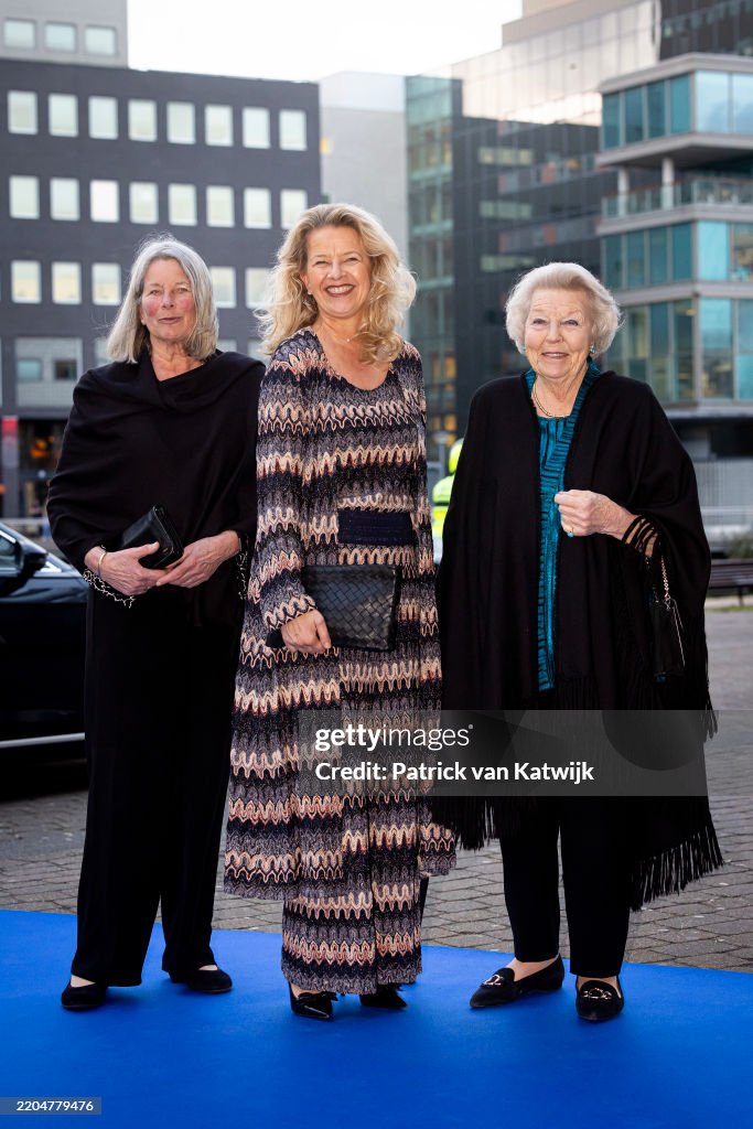 Princess Mabel Of The Netherlands and Princess Beatrix The Netherlands Attend The Prince Friso Engineer Award In The Hague