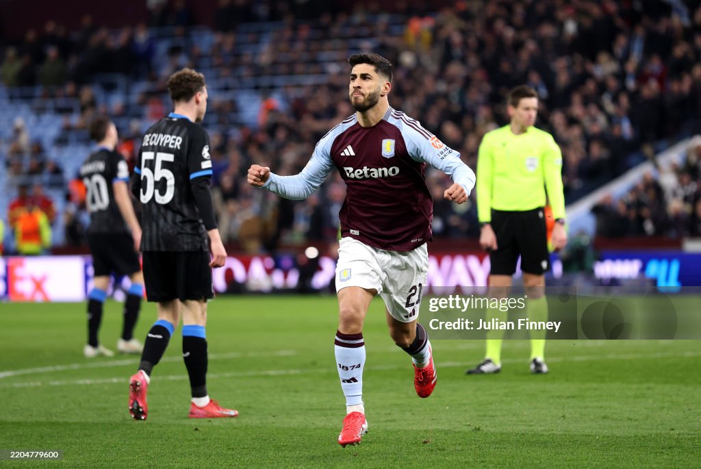 Aston Villa FC v Club Brugge KV - UEFA Champions League 2024/25 Round of 16 Second Leg