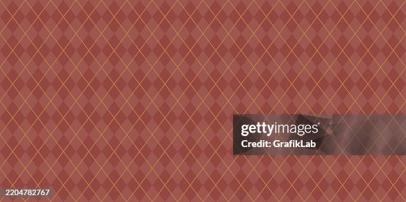 Seamless Brown Argyle Geometric Pattern with Subtle Textured Design Seamless Brown Argyle Geometric Pattern with Subtle Textured Design