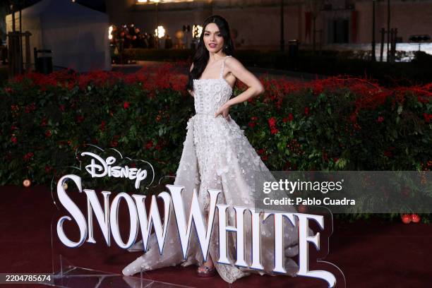 Rachel Zegler at the European event for Disney’s "Snow White" at Alcazar de Segovia on March 12, 2025 in Segovia, Spain.
