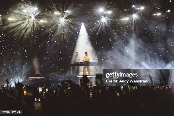 John Summit at Billboard Presents The Stage at SXSW showcase SXSW Conference & Festivals at Moody Amphitheater at Waterloo Park on March 15, 2025 in...