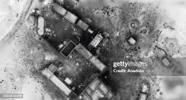 Screen capture from a video shows U.S. Central Command forces carry out precision airstrikes kicking off a series of operations consisting of...