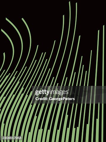 Vertical curved line pattern, abstract background Vertical curved line pattern, abstract background