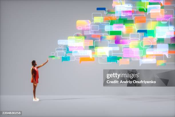 pop up chat icons - choice stock pictures, royalty-free photos & images