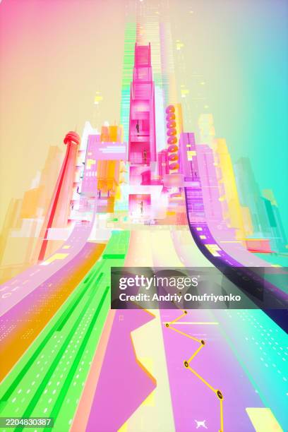 cityscape data. - continuous process stock pictures, royalty-free photos & images
