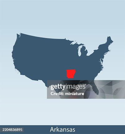 Arkansas map Arkansas map