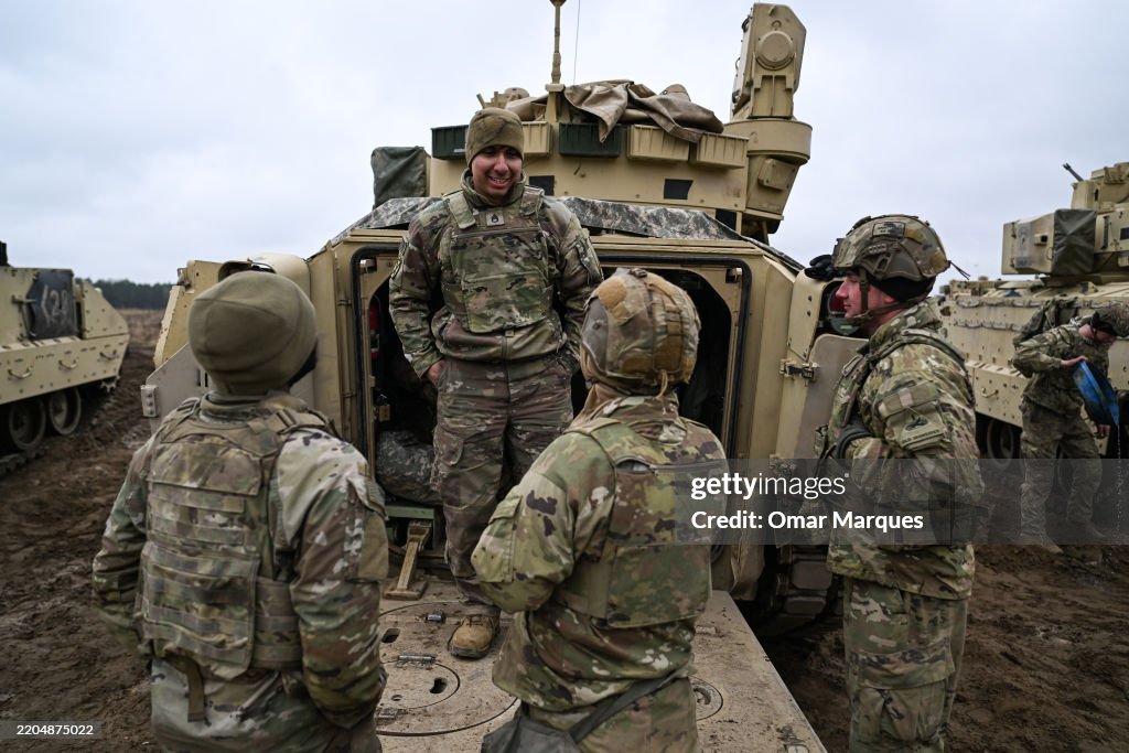 US Army V Corps Troops Train In Poland