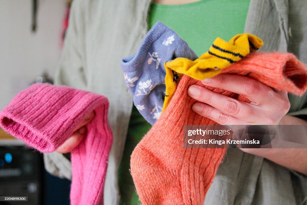 Mismatching socks