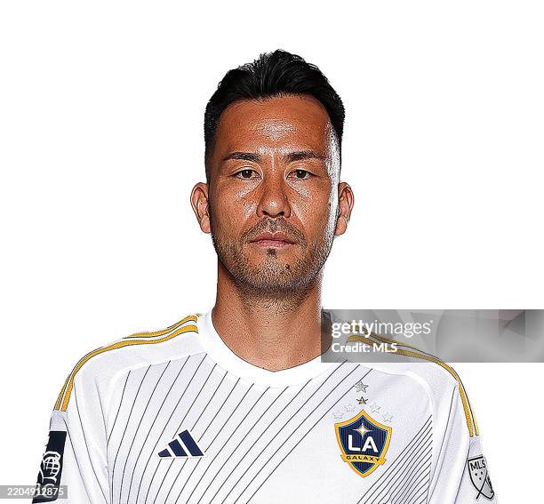 Maya Yoshida of LA Galaxy poses for a portrait during the MLS 2025 Media Day on January 31, 2025 in Carson, California.