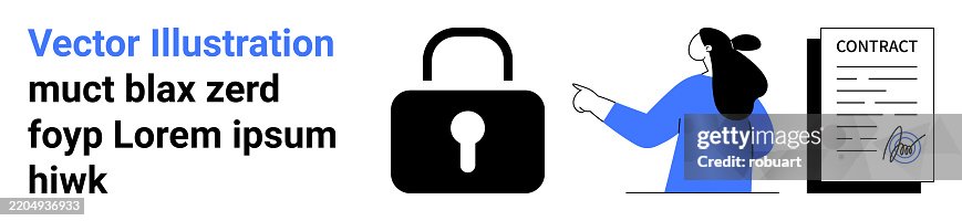 Secure Document Sign Secure Document Handling With Contract Signing And Digital Lock High ...