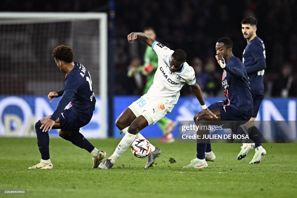 TOPSHOT-FBL-FRA-LIGUE1-PSG-MARSEILLE