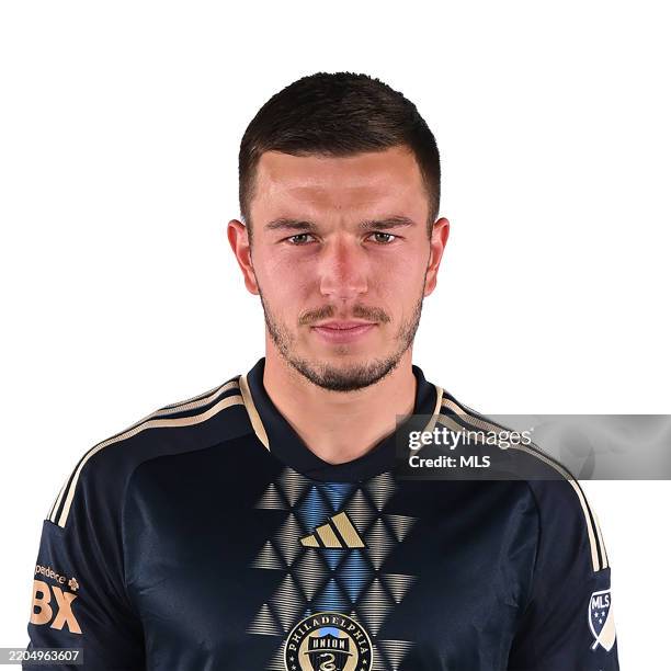 Kai Wagner of the Philadelphia Union poses for a portrait during the MLS 2025 Media Day on January 31, 2025 Chester, Pennsylvania.