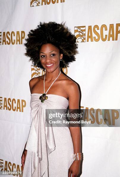 Nadia Rapp Singer Nadia poses for photos on the red carpet during the 18th... News ...