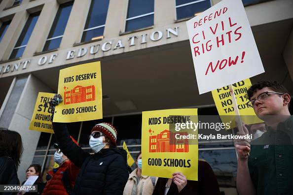 Rally Held In Support Of Department Of Education And Schools Rally Held In Support Of Department Of Education And Schools