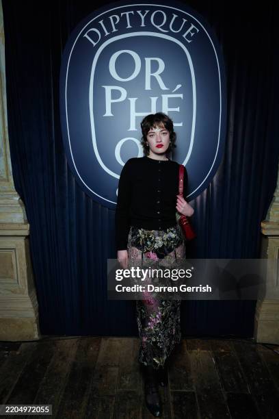 Julia Campbell-Gillies attends Diptyque Orphéon Club on March 13, 2025 in London, England.