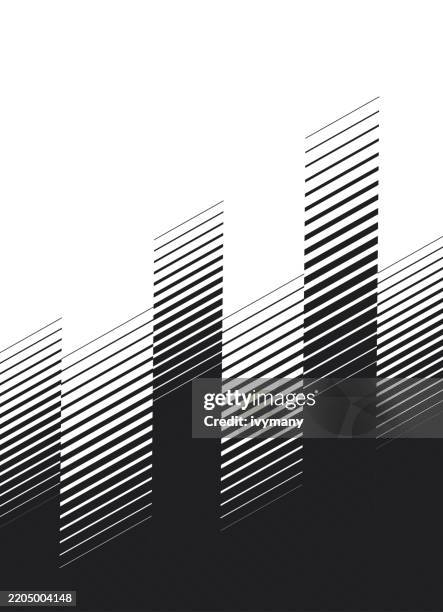 abstract dark stripes textured transition to thin background - speed stock illustrations