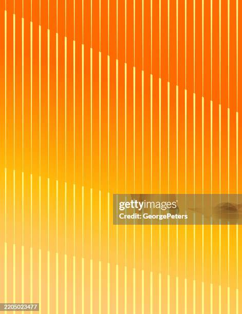 striped background with multi-layered effect - orange digital graph stock illustrations