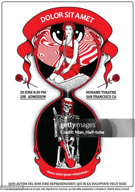 ilustraciones, imágenes clip art, dibujos animados e iconos de stock de rock póster - blues