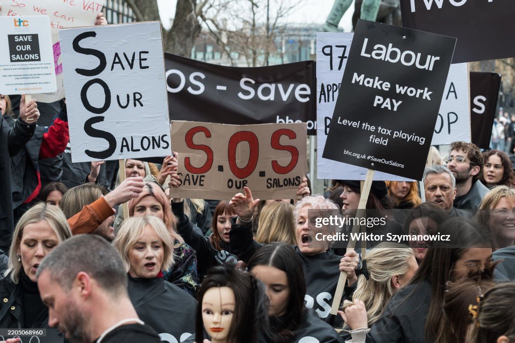 Save Our Salons Rally in London