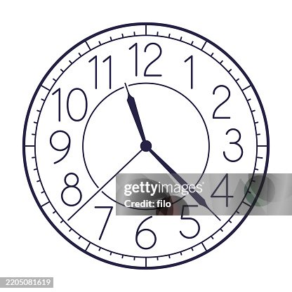 Clock Time Frame Background Design Element Clock Time Frame Background Design Element