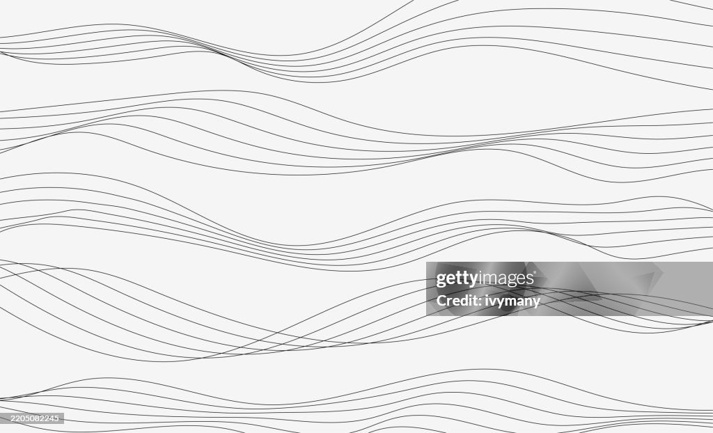 Abstract Modern Art Texture Wavy Line Stripes Pattern Background High ...