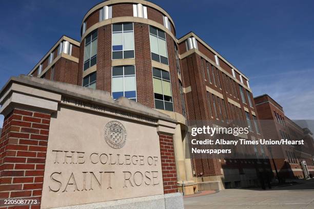 Building at the former College of Saint Rose campus on Thursday, March 13 in Albany, N.Y. Albany County Executive Dan McCoy made the announcement...