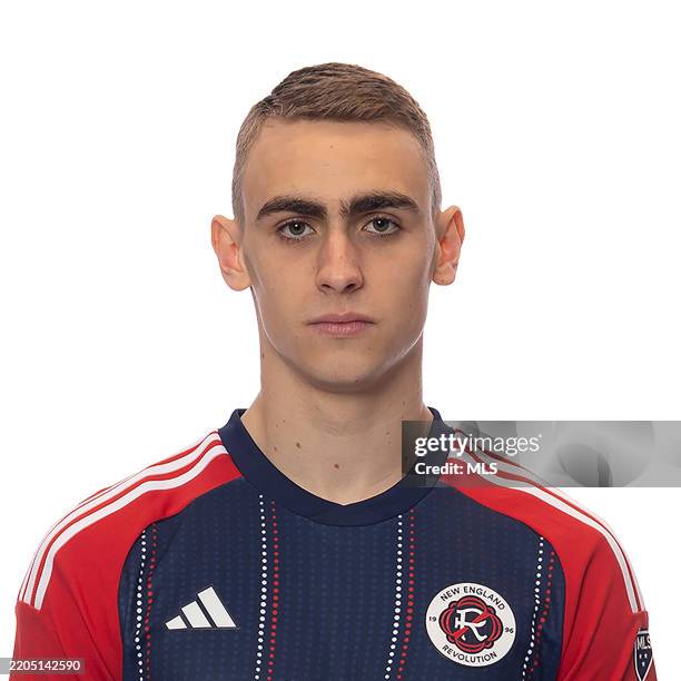 Noel Buck of the New England Revolution poses for a portrait during the MLS 2025 Media Day on January 10, 2025 in New England, Massachusetts.