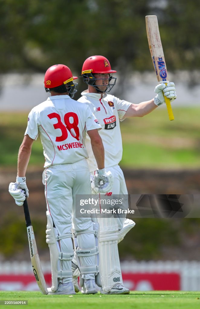 Sheffield Shield - SA v QLD: Day 1
