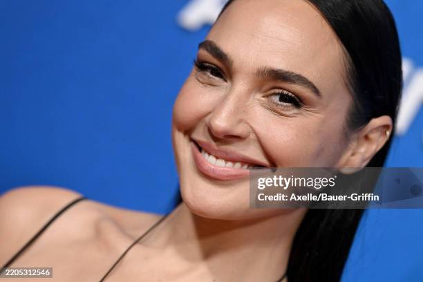 Gal Gadot attends the World Premiere of Walt Disney Studios' "Snow White" at El Capitan Theatre on March 15, 2025 in Los Angeles, California.