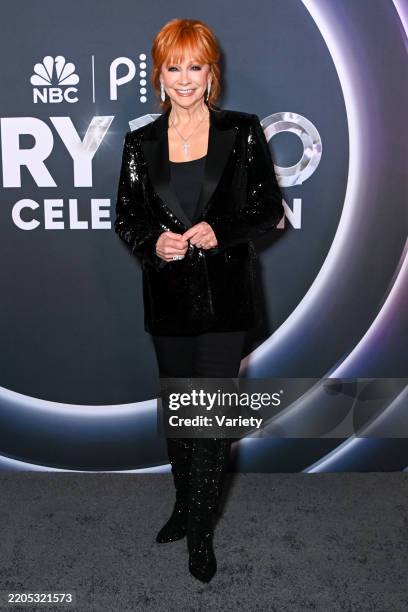 Reba McEntire at NBC's "Opry 100: A Live Celebration" held at The Grand Ole Opry House on March 19, 2025 in Nashville, Tennessee.