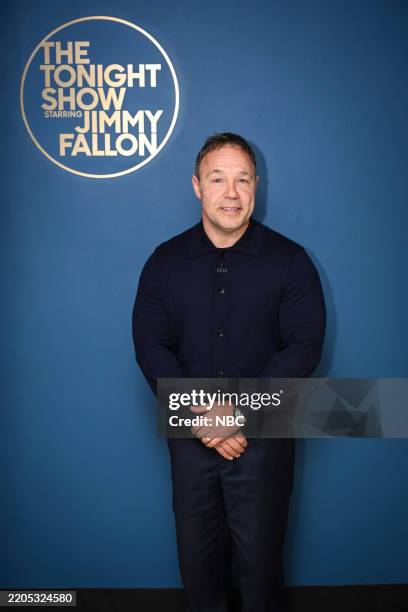 Episode 2111 -- Pictured: Actor Stephen Graham poses backstage on Wednesday, March 19, 2025 --